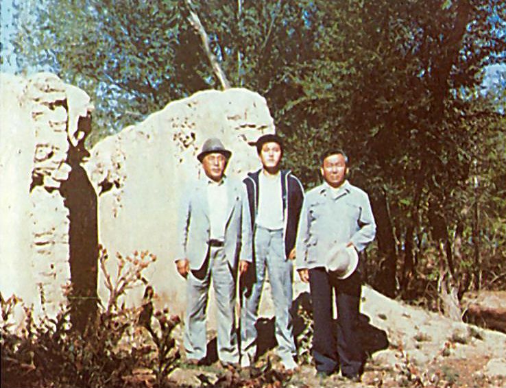 Құлап қалған Күдері мешітінің орны. 1989 жыл